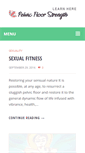 Mobile Screenshot of pelvicfloorstrength.com